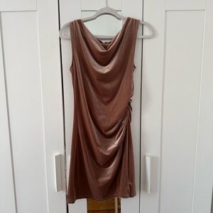 Old Navy Asymmetrical Brown Dress